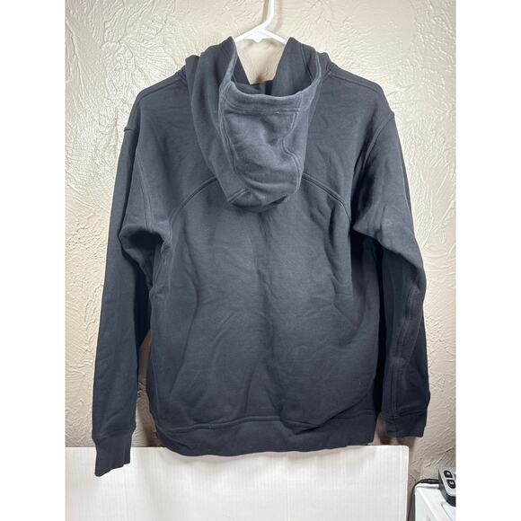 Lululemon All Yours Hoodie Black Fleece Fabric Kangaroo Pocket Size X-Small - Picture 3 of 5